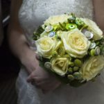 Brautstrauss aus Knöpfen von "Blumen Neyses" Cochem